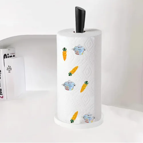 Vista 6 de Soporte para Toallas de Papel Negro para Encimera, Soporte para Toallas de Papel de Mármol Usado para Cocina y Baño, Soporte para Toallas de Papel