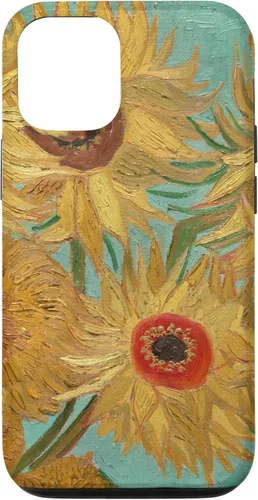 Vista 25 de Vincent van Gogh - Carcasa para iPhone XS, diseño de girasoles