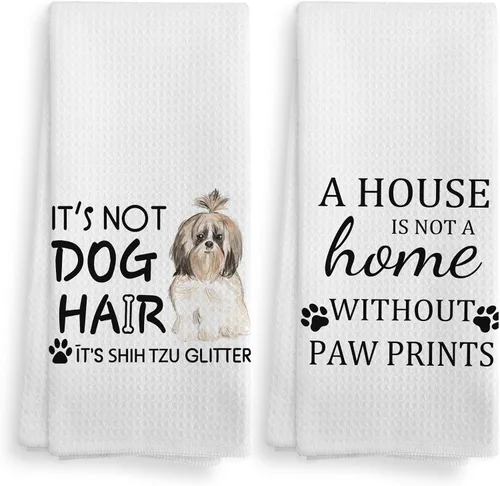Vista 27 de Basset Hound Dog - Juego de 2 toallas de cocina y paños de cocina, decoración de perro, regalos de Basset Hound para mujeres, 16 x 24 pulgadas