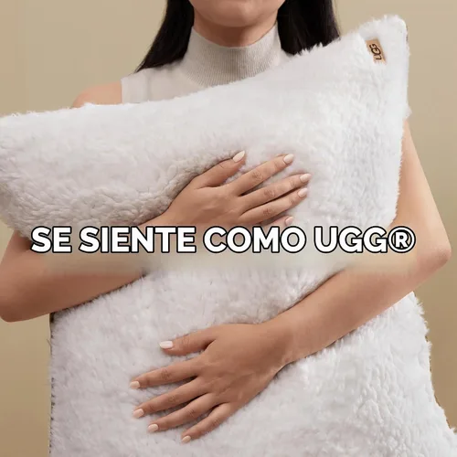 Vista 6 de UGG Blissful - Juego de edredón tamaño King, cálido y reversible, 3 piezas, color azul imperial Fits King & California King Beds, Cozy & Soft