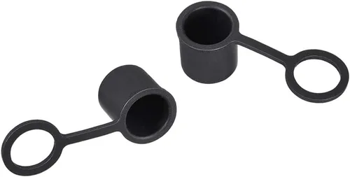Vista 3 de uxcell 5pcs BNC Silicona Protectores Tapa Puerto Cubierta Anti Polvo Negro