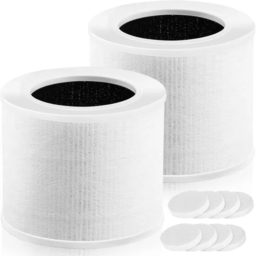 Vista 5 de Core Mini filtro de repuesto compatible con LEVOIT Core Mini purificador de aire, 3 en 1 H13 grado Core Mini-RF True HEPA filtro para Levoit filtro