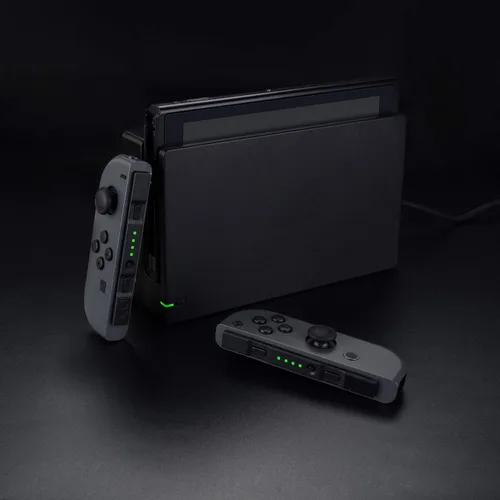 Vista 7 de eXtremeRate Firefly - Kit de afinación LED para Nintendo Switch Joycons Dock NS Joycon SL SR Botones Cinta Flex Cable Indicador LED de alimentación