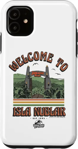 Vista 8 de Funda para iPhone 12 mini Jurassic Park Welcome to Isla Nublar
