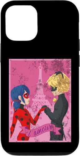 Vista 28 de Miraculous Ladybug Vintage Collection Paris Love - Carcasa para iPhone 17