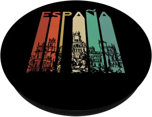 Vista 2 de España España Catalonia Español Español Madrid Barcelona Euro PopSockets intercambiables PopGrip