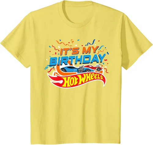 Vista 3 de Kids Hot Wheels It's My Birthday Confetti Camiseta