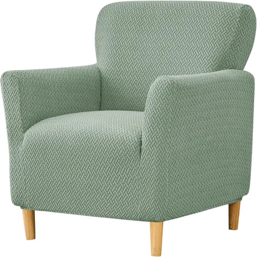 Vista 26 de HAOYONG - Funda elástica de terciopelo para silla de banquete, fundas para sillas de 1 pieza, fundas para sillones de sofá, funda suave para sillón