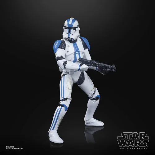 Vista 8 de STAR WARS The Black Series Archive Collection 501st Legion Clone Trooper The Clone Wars Lucasfilm Figura de acción del 50 aniversario F1911