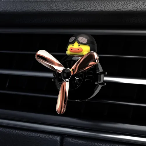 Vista 2 de Pilot Black Warrior Difusor de Coche con Hélice Giratoria, Ventilador de Salida de Aire Automotriz, Decoración Creativa de Perfume para Automóvil