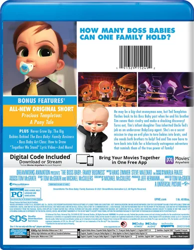 Vista 2 de The Boss Baby Family Business - Blu-ray + DVD + Digital
