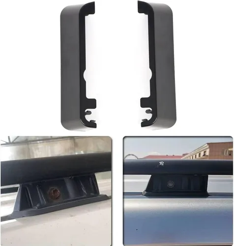 Vista 3 de ITrims Accesorios de coche para Toyota Prado J120 FJ120 2003-2009 2003-2009 Protector de equipaje de extremo de riel de techo protector de equipaje