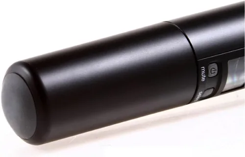 Vista 2 de Reemplazo de la cubierta del vaso de la batería del micrófono para el micrófono inalámbrico de mano Shure PGXD, 1 paquete, negro