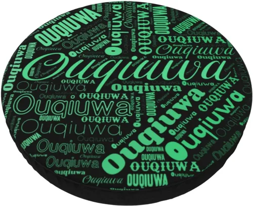 Vista 28 de Ouqiuwa Fundas redondas y lavables para taburetes de bar de baloncesto, 12 pulgadas