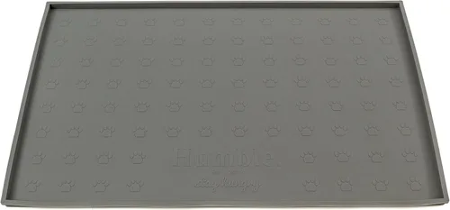 Vista 6 de Bandeja de alimentación para alimentos, antideslizante, antiderrames, tapete elevado para comida para perros, fácil de limpiar, impermeable