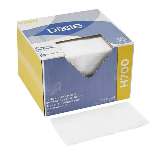Vista 7 de Dixie H700 - Toalla desechable para servicio de alimentos de GP PRO (Georgia-Pacific), 150 limpiaparabrisas/caja
