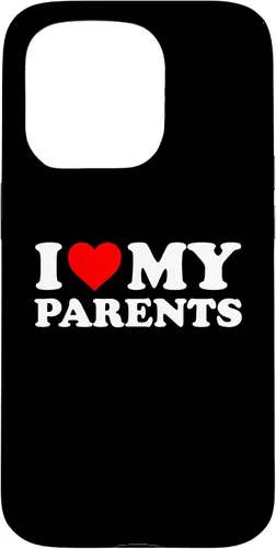 Vista 14 de I Love My Parents - Red Heart Case for iPhone 16