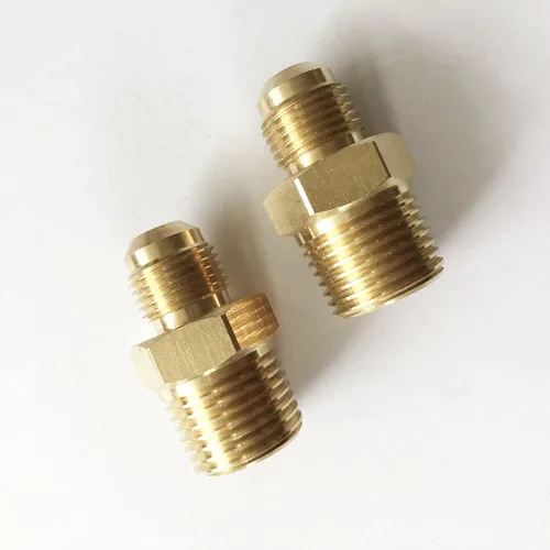 Vista 5 de Regulador de Parrilla de Gas Natural GRILLJOB con 2 Conexiones de Latón, Tubo de Gas de Entrada/Salida 1/2'' X 1/2''-14NPT, Presión Máxima