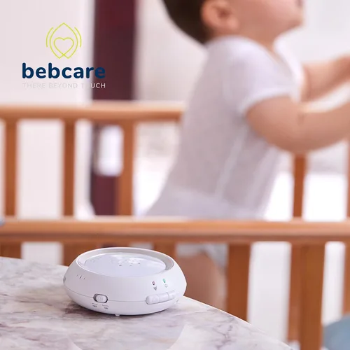 Vista 5 de Bebcare Hear Audio - Monitor de bebé con tecnología ultra baja de seguridad contra la radiación, sensor de respiración, luz nocturna y silenciador