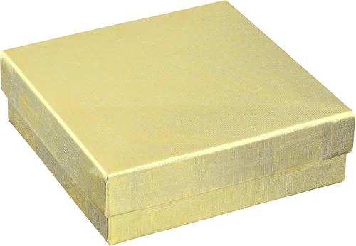Vista 3 de MCS Jewelry - Collar de espiga imperial sedosa de oro amarillo macizo de 14 quilates, 0.197in