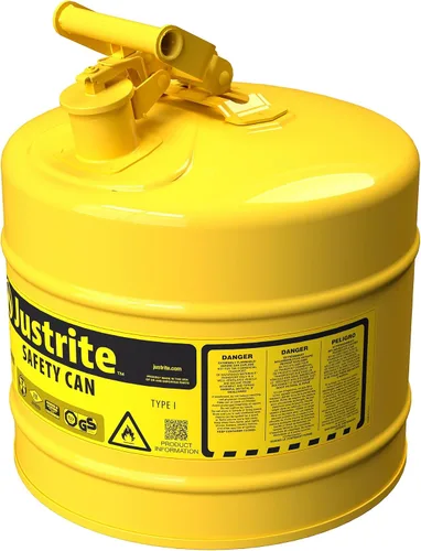 Vista 20 de Justrite Type I - Caja de seguridad de acero galvanizado Verde