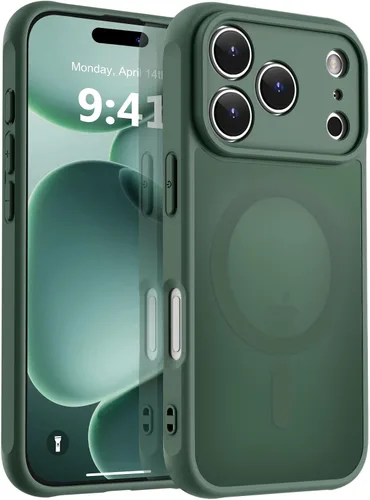 Vista 107 de MOCCA - Funda magnética resistente para iPhone XR de 6.1 pulgadas, compatible con MagSafe, funda con protección contra caídas de grado militar