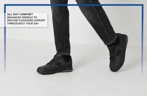 Vista 5 de Shoes for Crews Evolution II, tenis de trabajo antideslizantes para hombre