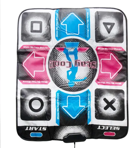 Vista 3 de Tapete de baile Dance Revolution Dance Pad con controlador de CD tapete de baile USB de PC tapete de baile de paso de baile manta compatible