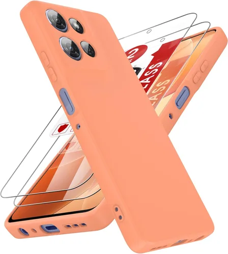 Vista 84 de LeYi Funda para Motorola Moto G Play 4G 2024: Funda para Moto G Play 4G 2024 con funda delgada y antiarañazos, silicona líquida a prueba de golpes