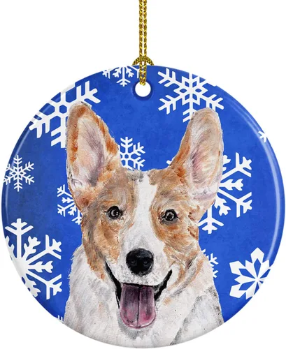 Vista 286 de Caroline's Treasures Cavalier Spaniel - Adorno de cerámica para colgar en el árbol de Navidad, para el hogar, Navidad, fiestas, regalo, 3 pulgadas