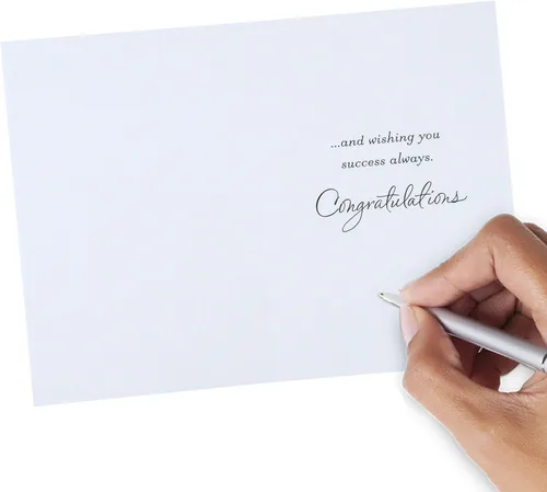 Vista 4 de Hallmark Surtido de tarjetas de graduación, deseándote éxito (6 tarjetas con sobres)