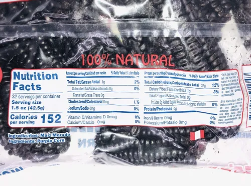 Vista 3 de INCA'S FOOD MAIZ MORADO FAMILIAR 3 lb - Maíz morado seco, tamaño familiar