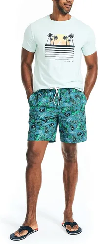 Vista 2 de Nautica Mens Sustainably Crafted Palm Trees Graphic T-Shirt