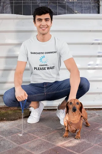 Vista 5 de InkPressions Camiseta divertida de Sarcastic Comment Loading Please Wait para hombre y mujer