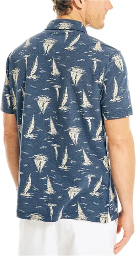 Vista 3 de Nautica Camisa Harbor estampada para hombre