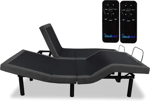 Vista 10 de iDealBed 3i Base de cama ajustable personalizable, inalámbrica, gravedad cero, posiciones de confort con un toque, memoria programable