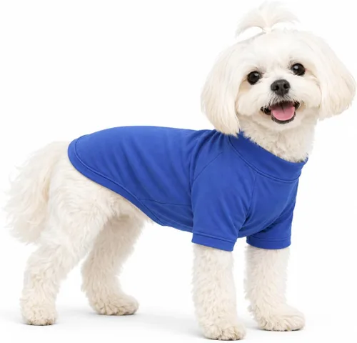 Vista 53 de Lovelonglong Sudadera para perro, otoño, invierno, clima frío, camisetas para perros pequeños, medianos y grandes, ropa de chihuahua, color negro, XS