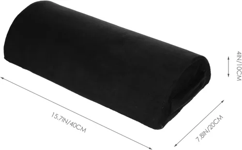 Vista 6 de Almohada de rodilla para piernas, almohada de apoyo lumbar para dormir, almohada de espuma viscoelástica para media luna para piernas, rodillas