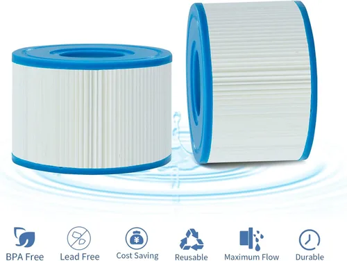 Vista 3 de Hrozny Cartucho de repuesto para filtros de spa tipo S1 compatible con varios Intex 29001E - 28429E, 28403E, 28407E, 28443E, 28453E, 28421E, 28423E