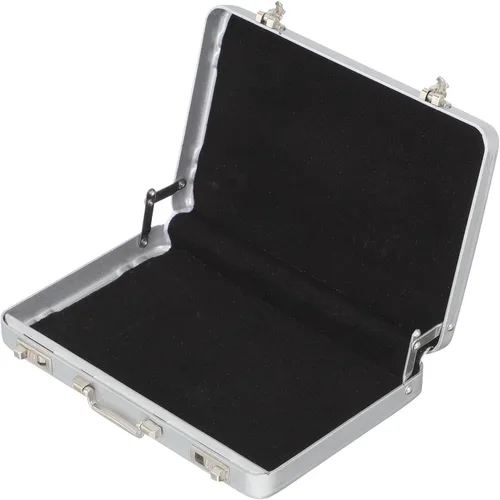 Vista 8 de Garneck Estuche para tarjetas de visita: mini maletín portátil de aluminio para tarjetas de crédito, caja de almacenamiento para hombres y mujeres