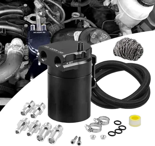 Vista 12 de RULLINE Kit de latas de aceite de 11.8 fl oz, paquete de 2, color negro 2 piezas negro