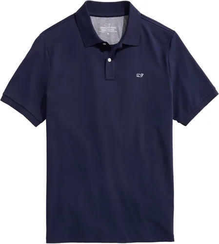 Vista 37 de Vineyard Vines Polo de piqué Edgartown para hombre Albaricoque