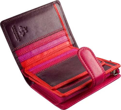 Vista 4 de Visconti RB40Multicolor pequeño disfraz de portafolios y cartera de piel suave, Multi, S