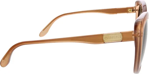 Vista 6 de Gucci GG 0789S 002 - Lentes de sol de plástico marrón con diseño de ojo de gato