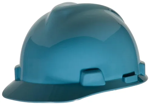 Vista 6 de MSA V-Gard - Casco duro estilo gorra con suspensión de pinlock Stazon Azul