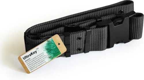 Vista 5 de UltraKey Cinturón táctico, cinturón de rescate militar resistente de seguridad ajustable para deportes al aire libre y caza