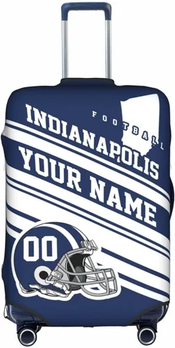 Vista 18 de Fundas de equipaje personalizadas con nombre y número, funda de maleta lavable elástica personalizada para equipaje, Arizona, Fútbol