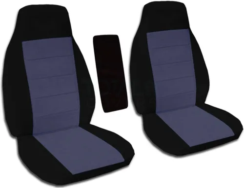 Vista 17 de Totally Covers Compatible con Ford Ranger 1998-2003/Mazda Serie B 1998-2000 de dos tonos con funda de reposabrazos central: negro y azul