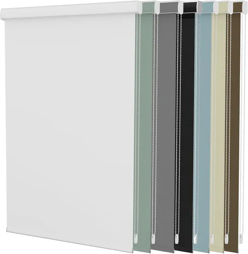 Vista 8 de MYshade Persianas enrollables personalizadas para ventana, persianas enrollables para ventanas con cable, bloqueo solar, protección de privacidad