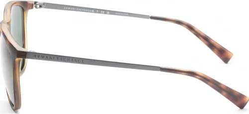 Vista 2 de Armani Exchange mens Ax4047sf Low Bridge Fit Square Sunglasses
